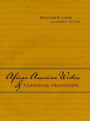 cover image of African American Writers and Classical Tradition